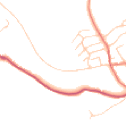 Daytime road noise heatmap for SK22 3DU