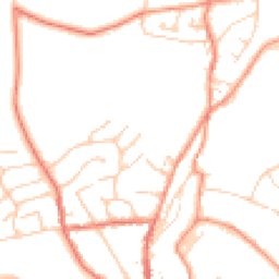 Daytime road noise heatmap for SK22 3EF