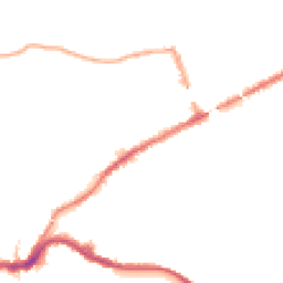 Night-time road noise heatmap for SK22 3EY