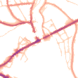 Daytime road noise heatmap for SK22 3FG