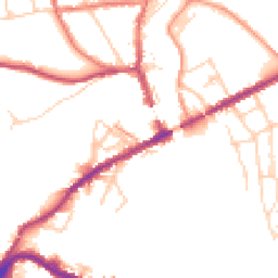 Daytime road noise heatmap for SK22 3HL