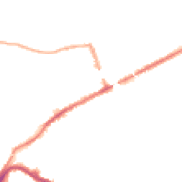 Night-time road noise heatmap for SK22 3HL