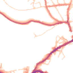 Daytime road noise heatmap for SK22 3JA