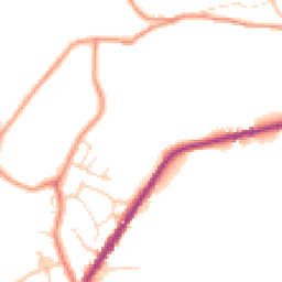 Daytime road noise heatmap for SK22 4AB