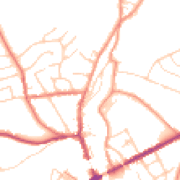 Daytime road noise heatmap for SK22 4AP
