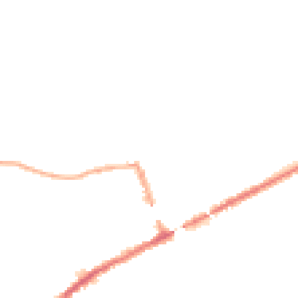 Night-time road noise heatmap for SK22 4BS