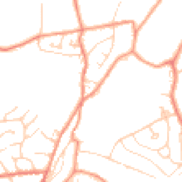 Daytime road noise heatmap for SK22 4DJ