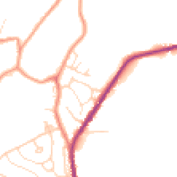 Daytime road noise heatmap for SK22 4HU