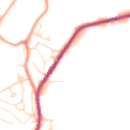Daytime road noise heatmap for SK22 4JA