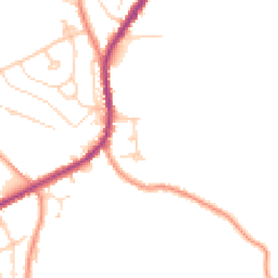 Daytime road noise heatmap for SK22 4JJ