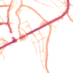 Daytime road noise heatmap for SK22 4NX