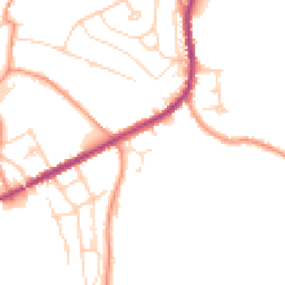 Daytime road noise heatmap for SK22 4PH