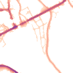 Daytime road noise heatmap for SK22 4PT