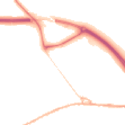 Night-time road noise heatmap for SK23 0BA