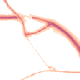 Night-time road noise heatmap for SK23 0BB