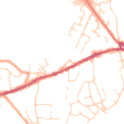 Daytime road noise heatmap for SK23 0EL
