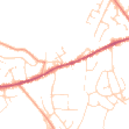 Daytime road noise heatmap for SK23 0HD