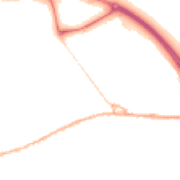 Night-time road noise heatmap for SK23 0HU