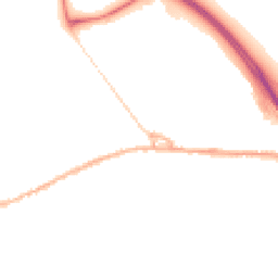 Night-time road noise heatmap for SK23 0JE