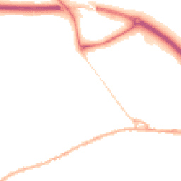 Night-time road noise heatmap for SK23 0JR