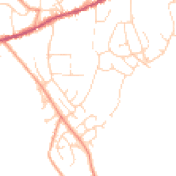 Daytime road noise heatmap for SK23 0LD