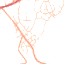 Daytime road noise heatmap for SK23 0LF