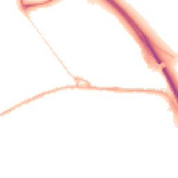 Night-time road noise heatmap for SK23 0NT