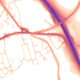 Daytime road noise heatmap for SK23 0PA