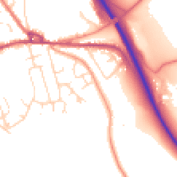 Daytime road noise heatmap for SK23 0PD