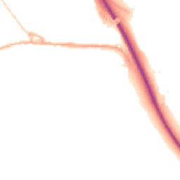 Night-time road noise heatmap for SK23 0PD