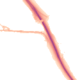 Night-time road noise heatmap for SK23 0PS