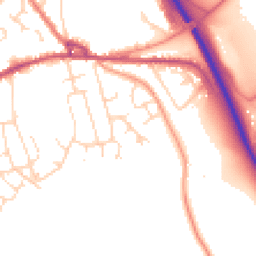 Daytime road noise heatmap for SK23 0QA