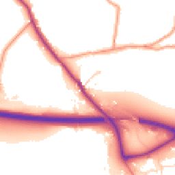 Daytime road noise heatmap for SK23 0QQ
