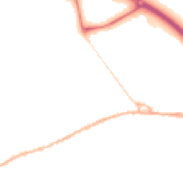 Night-time road noise heatmap for SK23 0TH