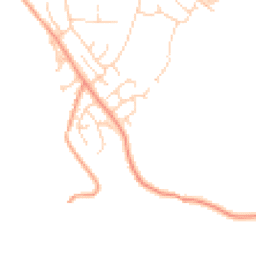 Daytime road noise heatmap for SK23 0XT