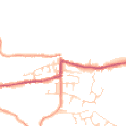 Daytime road noise heatmap for SK23 6BR