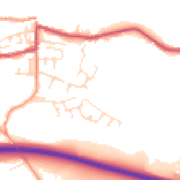 Daytime road noise heatmap for SK23 6DH