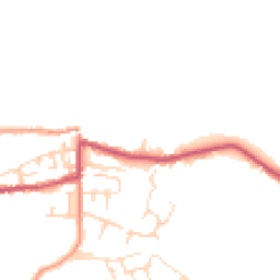 Daytime road noise heatmap for SK23 6DN