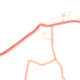 Daytime road noise heatmap for SK23 7EQ