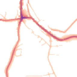 Daytime road noise heatmap for SK23 7GX