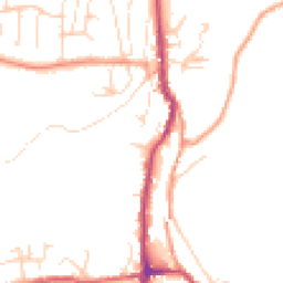 Daytime road noise heatmap for SK23 7HY