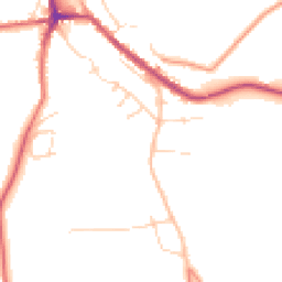 Daytime road noise heatmap for SK23 7JR