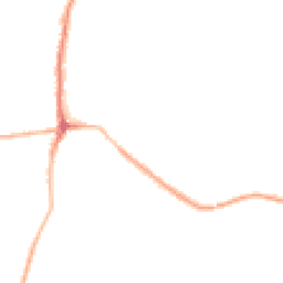 Night-time road noise heatmap for SK23 7LD
