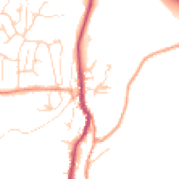 Daytime road noise heatmap for SK23 7LR