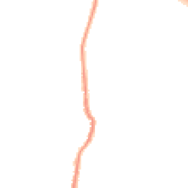 Night-time road noise heatmap for SK23 7LR