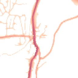 Daytime road noise heatmap for SK23 7LZ