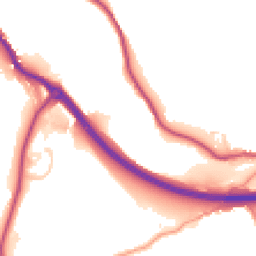 Daytime road noise heatmap for SK23 7NF