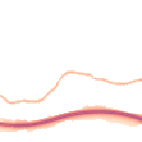 Night-time road noise heatmap for SK23 7NL