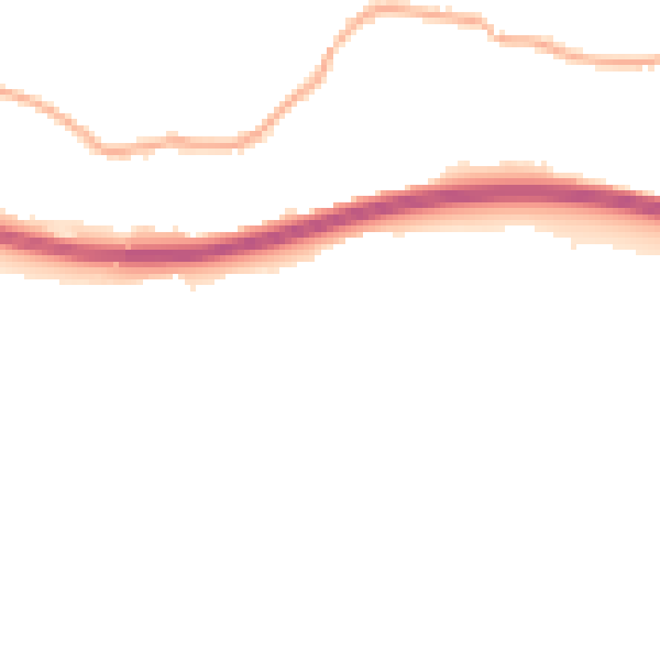 Night-time road noise heatmap for SK23 7NS
