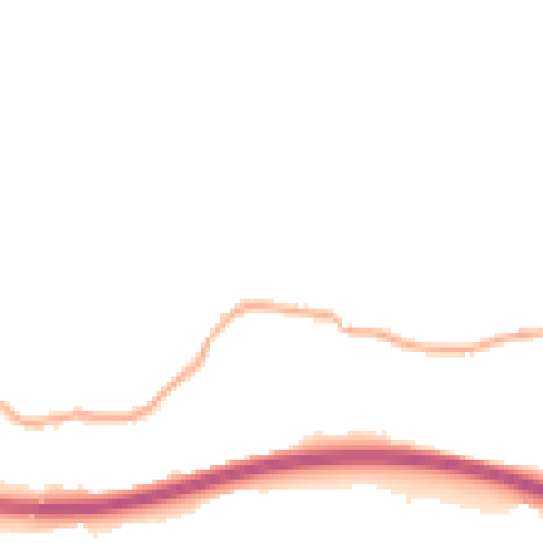 Night-time road noise heatmap for SK23 7NX